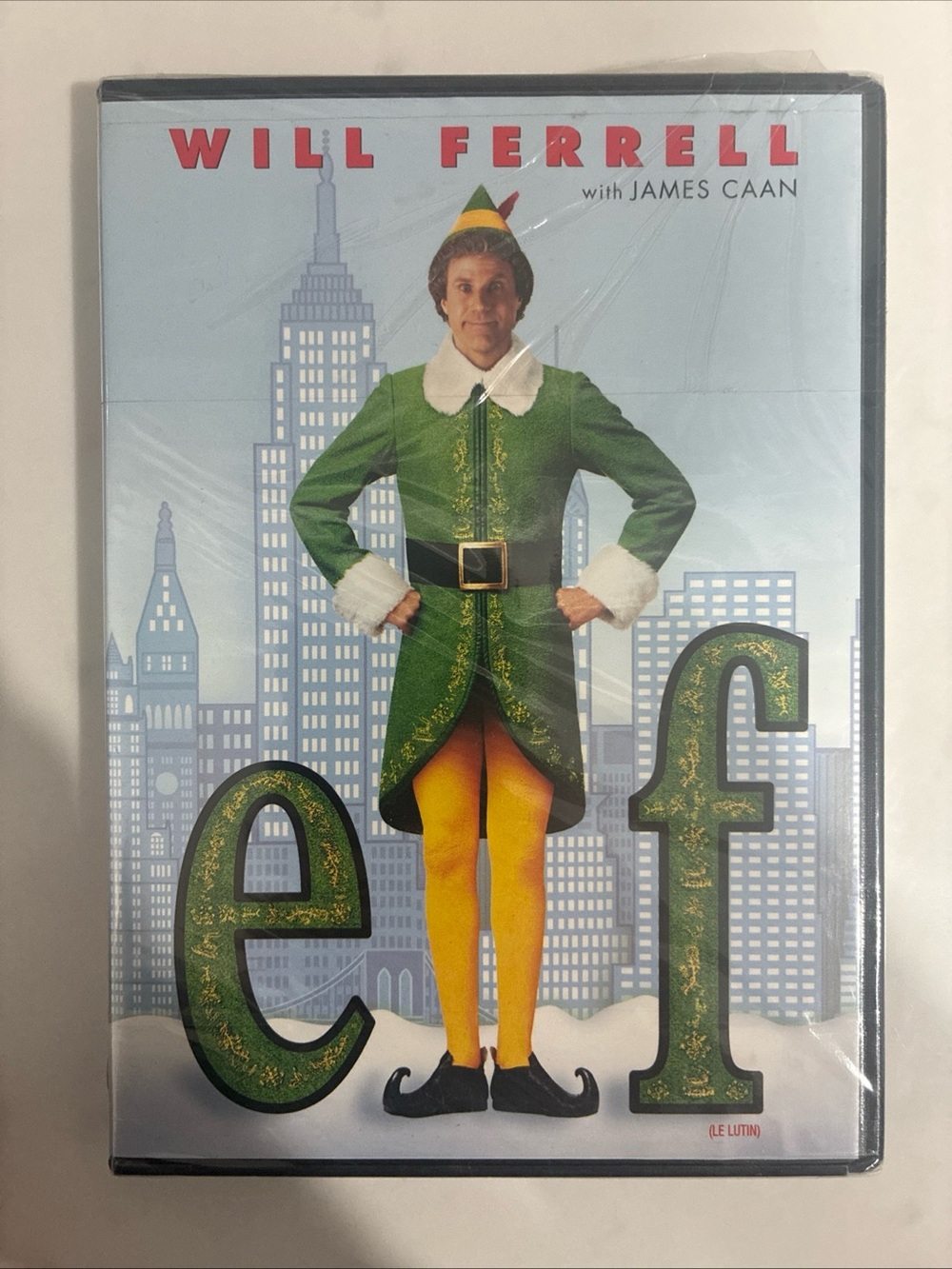 Elf (Will Ferrell) DVD - Green & Yellow Holiday Comedy
